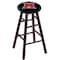 Holland Bar Stool Co Maple Bar Stool, Dark Cherry Finish, Miami (OH) Seat RC30MSDC - alternate 1